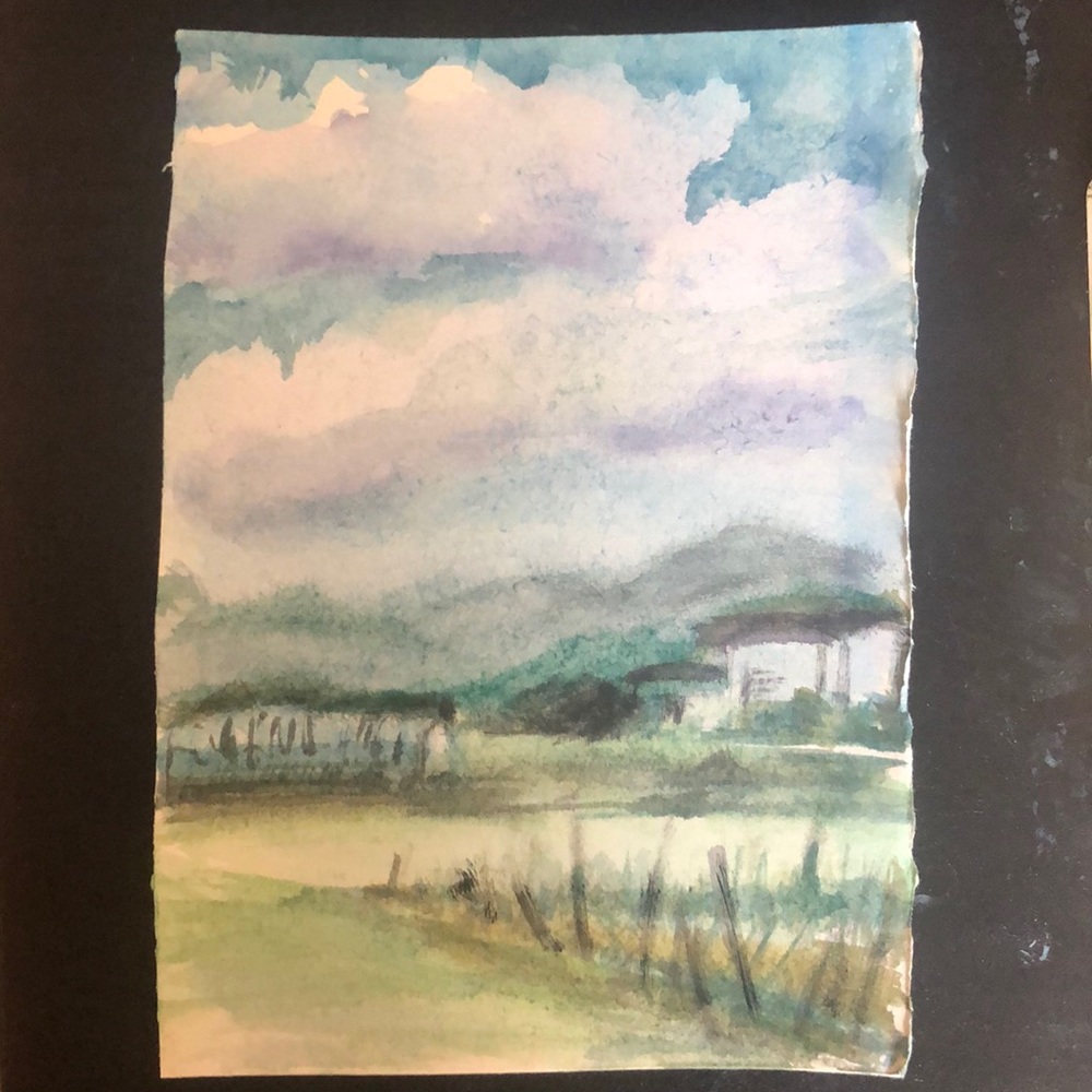 Watercolor painting original